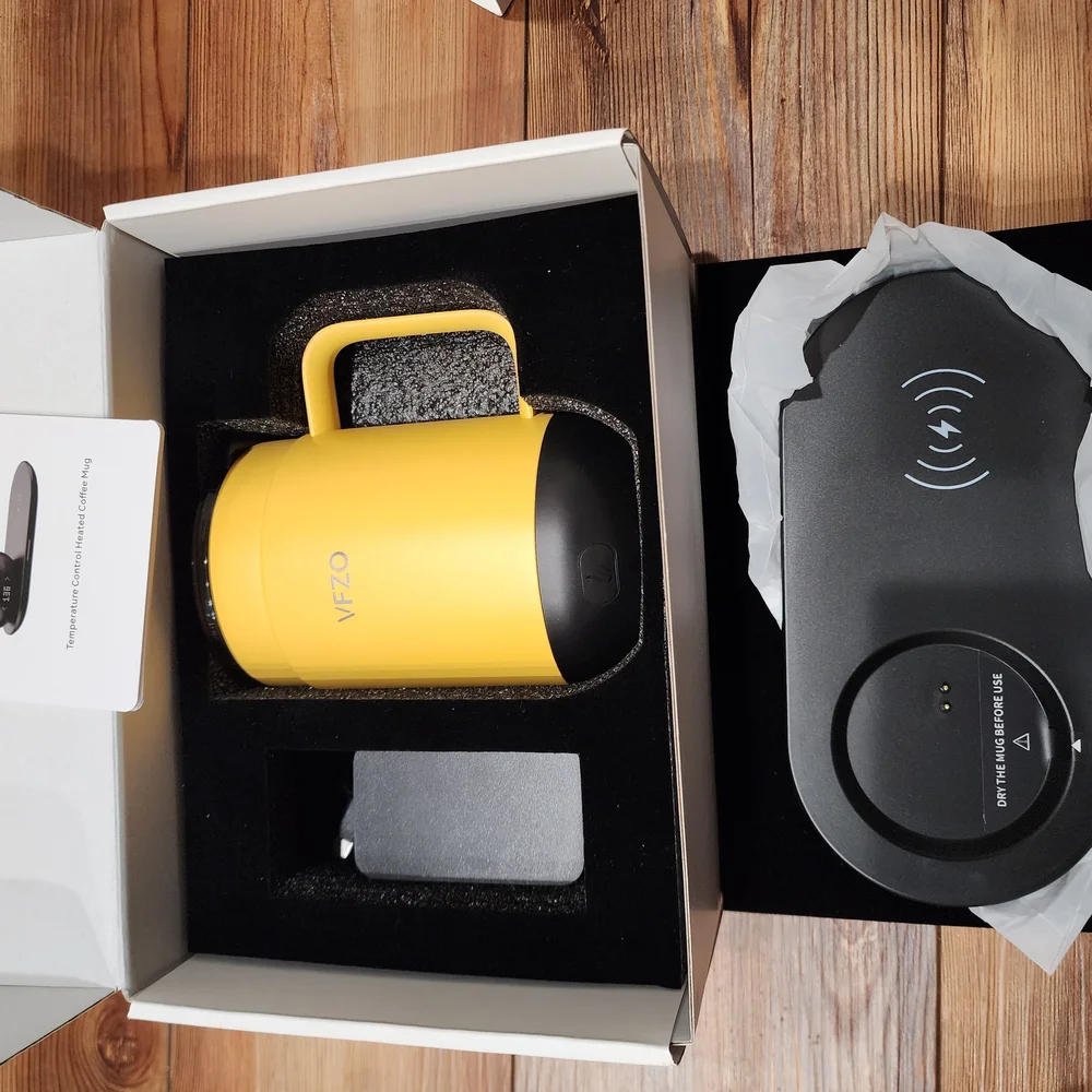 Smart Mug Warmer and Wireless Charger - Black